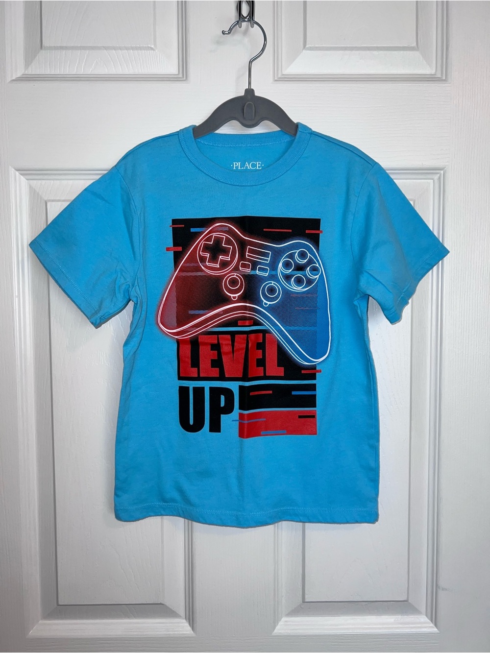 Kids 5/6 'Level Up' Gamer T-Shirt